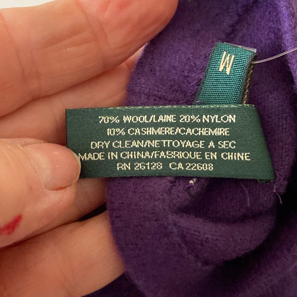 Ralph Lauren Wool and Cashmere Gloves NWT - Picture 3 of 4